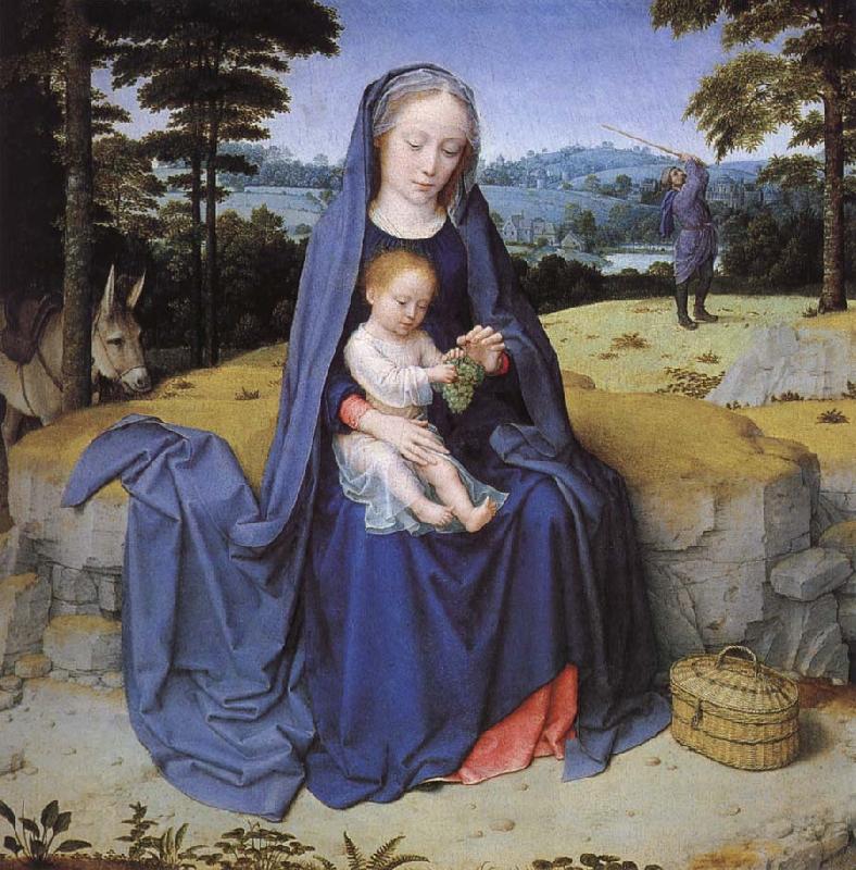Gerard David Vila during the flight to Egypt oil painting picture